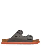 Klapki i japonki męskie - Rieker Klapki 21190-40 Szary - miniaturka - grafika 1