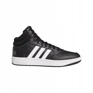 Adidas Buty Sportowe Czarne Hoops GW3020 46 2/3 - Buty sportowe męskie - miniaturka - grafika 1