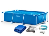 Baseny ogrodowe - Basen stelażowy do ogorodu Intex 300 x 200 x 75 cm zestaw 5w1 - miniaturka - grafika 1