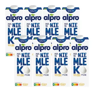 Alpro Psst!..To Nie Mlek* - Napój Owsiany Bez Cukru Zestaw 8 x 1 L - Napoje roślinne - miniaturka - grafika 1