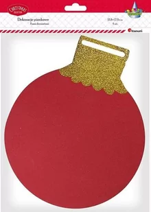 Hasta Ozdoba dekoracyjna Pian Bombka 22x18 383633 Pbh Op4szt - Dekoratorstwo - miniaturka - grafika 2