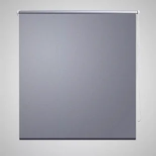 vidaXL Roleta zaciemniana (80x175 cm), szara - Zasłony - miniaturka - grafika 1