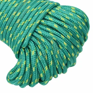 Linka żeglarska, zielona, 5 mm, 25 m, polipropylen - Żeglarstwo - miniaturka - grafika 5