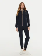 Dresy damskie - EA7 Emporio Armani Dres 6DTV53 TJVHZ 1562 Granatowy Slim Fit - miniaturka - grafika 1
