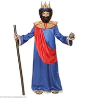 Stroje karnawałowe - Widmann Widmann 08686 08686-kostium dziecięcy Melchior, tunika, korona, święto Królowie, figura Biblijna, Boże Narodzenie, impreza tematyczna, karnawał, chłopcy, wielokolorowy, 128 cm VD-WDM08686 - miniaturka - grafika 1