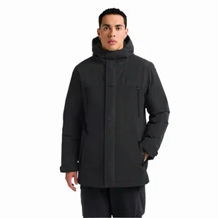 Męska ocieplana parka Jack Wolfskin GLACIER SHIELD JKT M black - M - Kurtki męskie - miniaturka - grafika 1