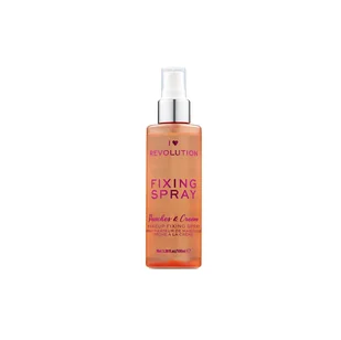 Makeup Revolution London London I Heart Revolution Fixing Spray Peaches & Cream utrwalacz makijażu 100 ml dla kobiet - Utrwalacze do makijażu - miniaturka - grafika 2