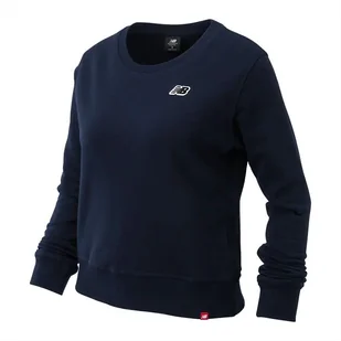 Bluza New Balance WT23601ECL - granatowa - Bluzy sportowe damskie - miniaturka - grafika 1