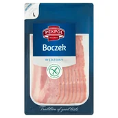 Kiełbasa i wędliny - Pekpol Boczek wędzony 100 g - miniaturka - grafika 1