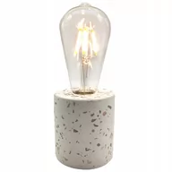 Lampy stojące - Polux LASTRYKO USB cement Lampa stołowa dekoracyjna led 315199 315199 - miniaturka - grafika 1