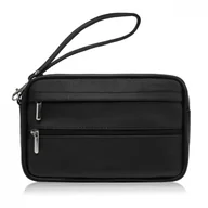 Nerki - SASZETKA MĘSKA SKÓRZANA DO RĘKI CZARNA POJEMNA KLASYCZNY FASON ABRUZZO ABR-14 - miniaturka - grafika 1