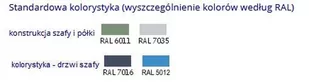 Szafa jednodrzwiowa do opraw narzędziowych CNC, bez półek (wymiary: 1167x487x2022 mm) 00881883 - Szafy i regały magazynowe - miniaturka - grafika 2
