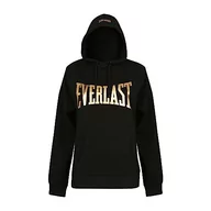 Bluzy damskie - Everlast Damska bluza z kapturem, czarny/złoty, S - miniaturka - grafika 1