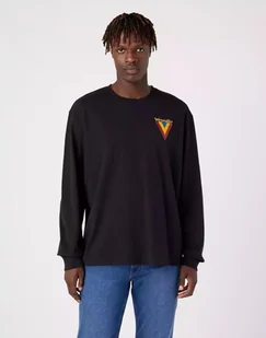Męski longsleeve Wrangler CHEST LOGO TEE M - Bluzy męskie - miniaturka - grafika 1
