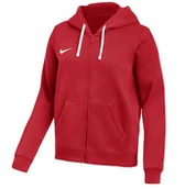 Bluzy damskie - Bluza damska Nike Park 26 Fleece Full-Zip Hoodie czerwona IB1230 657 XS - miniaturka - grafika 1