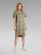 Sukienki - G-Star Sukienka w kolorze khaki - miniaturka - grafika 1
