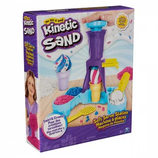 Kinetic Sand Piasek kinetyczny Wytwórnia lodów - zabawka - Zabawki kreatywne - miniaturka - grafika 1