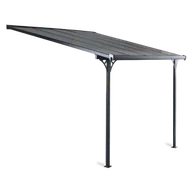 Altany ogrodowe - Dach tarasowy ATLANTA 3,1x3m Cold Grey - miniaturka - grafika 1