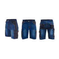 Odzież robocza - DEDRA Szorty jeans'owe robocze Jkods 280g/m2 rozmiar M/50 - miniaturka - grafika 1