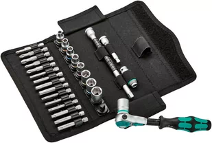Wera Zestaw nasadek metryczny 1/4"""" 6 3 mm) 28 szt Zyklop Speed 8100 SA 05004016001 - Zestawy narzędziowe - miniaturka - grafika 1
