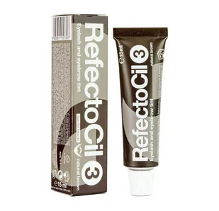 HENNA ŻELOWA DO BRWI I RZĘS BRĄZOWA 3 - REFECTOCIL - 15ML - Akcesoria i kosmetyki do stylizacji brwi - miniaturka - grafika 1