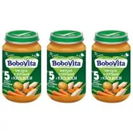 Dania dla dzieci - BoboVita Warzywa w potrawce z królikiem po 5 miesiącu Zestaw 3 x 190 g - miniaturka - grafika 1
