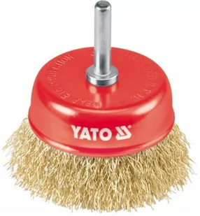 Yato Szczotka czołowa z trzpieniem, drut mosiądzowany YT-4750 - Materiały ścierne - miniaturka - grafika 3