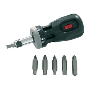 Proline wkrętak Multi-Bit z grzechotką + 12 bitów 10028 - Śrubokręty - miniaturka - grafika 1