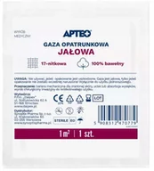 Apteczki i materiały opatrunkowe - APTEO CARE Gaza opatrunkowa jałowa 1m2 17n, 1 szt. - miniaturka - grafika 1
