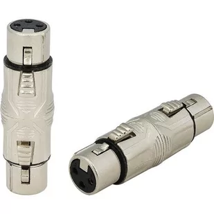 Roxtone wtyk RA3XFF, 3 pinowe gniazdo XLR żeńskie - Złącza, przejściówki, adaptery Roxtone wtyk RA3XFF, 3 pinowe gniazdo XLR żeńskie - Złącza, przejściówki, adaptery - miniaturka - grafika 1