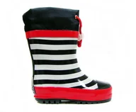 Buty dla dziewczynek - Playshoes, Kalosze dziecięce, Paski, rozmiar 30/31 - miniaturka - grafika 1