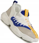 Sneakersy damskie - Sneakersy Big Star FF274320 Białe Stylowe Buty Sportowe Damskie - miniaturka - grafika 1