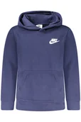 Bluzy dla chłopców - NIEBIESKA BLUZA DZIECIĘCA NIKE Z ROZPINANYM NA ZAMEK - miniaturka - grafika 1