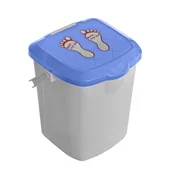 Miotły, szufle, mopy - Branq WIADRO TABORET 22L 1313 NIEBIESKI - miniaturka - grafika 1