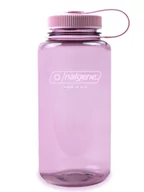 Shakery i bidony sportowe - Butelka do wody z szerokim wlewem Nalgene Tritan Sustain 1L WM Monochrome Cherry Blossom Sust - miniaturka - grafika 1