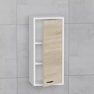 Szafka łazienkowa wisząca słupek dąb sonoma 74,4 cm - Szafki łazienkowe - miniaturka - grafika 1