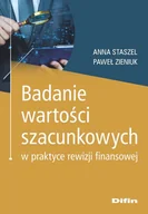 Ekonomia - Badanie wartości szacunkowych w praktyce.. - miniaturka - grafika 1
