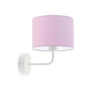 Lampy ścienne - Kinkiet ścienny, Modena, 25x25 cm, jasnofioletowy klosz - miniaturka - grafika 1