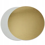 Dodatki do ciast w proszku - 100 szt. Podkład pod tort ciasto 20 cm ZŁOTY 1000 g/m2 OKRĄGŁY - miniaturka - grafika 1