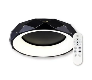 Top Light - LED Plafon ściemnialny LED/45W/230V czarne + +pilot - Lampy sufitowe - miniaturka - grafika 1