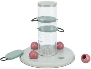Cat Activity Gambling Tower, zabawka edukacyjne, dla kota, plastik, 25 x 27 cm - Zabawki dla kotów - miniaturka - grafika 1