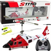 Zabawki zdalnie sterowane - Helikopter Zdalnie Sterowany Latający Na Pilota R/c Syma S111g Samolot - miniaturka - grafika 1