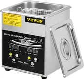 Myjki ultradźwiękowe - VEVOR Myjka Ultradźwiękowa Przenośna 60W 2L - miniaturka - grafika 1