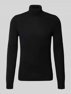 Golf o kroju regular fit z elastycznymi wykończeniami - Swetry męskie Golf o kroju regular fit z elastycznymi wykończeniami - Swetry męskie - miniaturka - grafika 1