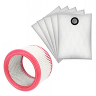 Worki do odkurzaczy - Zestaw Worki Do Odkurzacza Wessper Makita 440/448, 5 Szt + Filtr (Na Mokro) - miniaturka - grafika 1