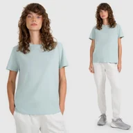 Koszulki i topy damskie - Koszulka Damska 4F T-shirt Regular Gładki Miętowy 4FWAW25TTSHF2970 M Miętowy - miniaturka - grafika 1