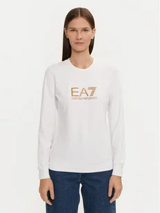 EA7 Emporio Armani Bluza 8NTM35 TJTXZ 0186 Biały Regular Fit - Bluzy damskie - miniaturka - grafika 1