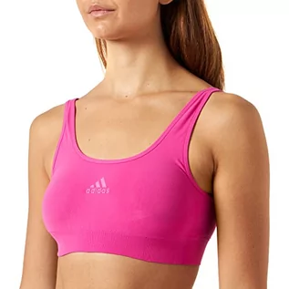 Biustonosze - Adidas Miękki biustonosz damski wygodny biustonosz na każdy dzień (rozmiar XS - XXL) - wygodna bielizna damska, Fuchsia, XL - grafika 1