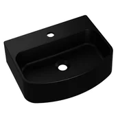 Umywalki - Axis Umywalka MOLAT 45 nablatowa granitowa czarna - miniaturka - grafika 1