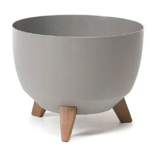 LAMELA Donica MISA ROMA śr. 29 cm szara - Donice - miniaturka - grafika 1